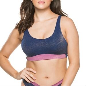 MaxSwim Jamie Shimmer Bralette Bikini Top